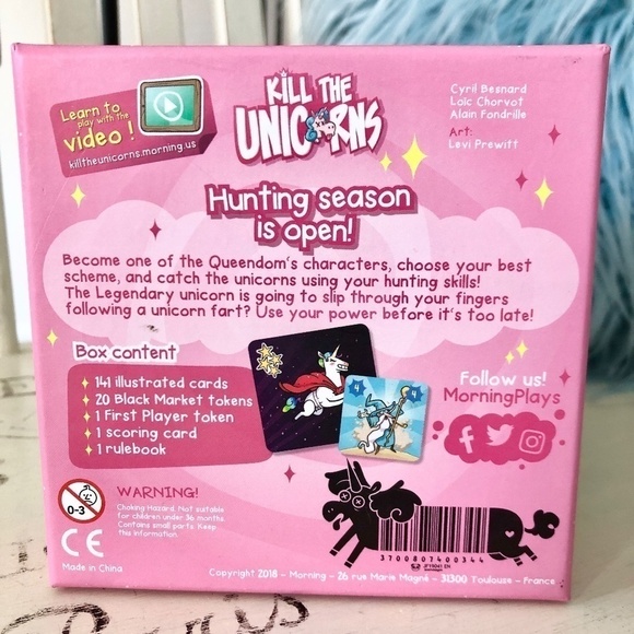 Kill The Unicorns, Card Game, 3-6 Players, Ages 10+, Great Condition, Complete - Picture 4 of 16